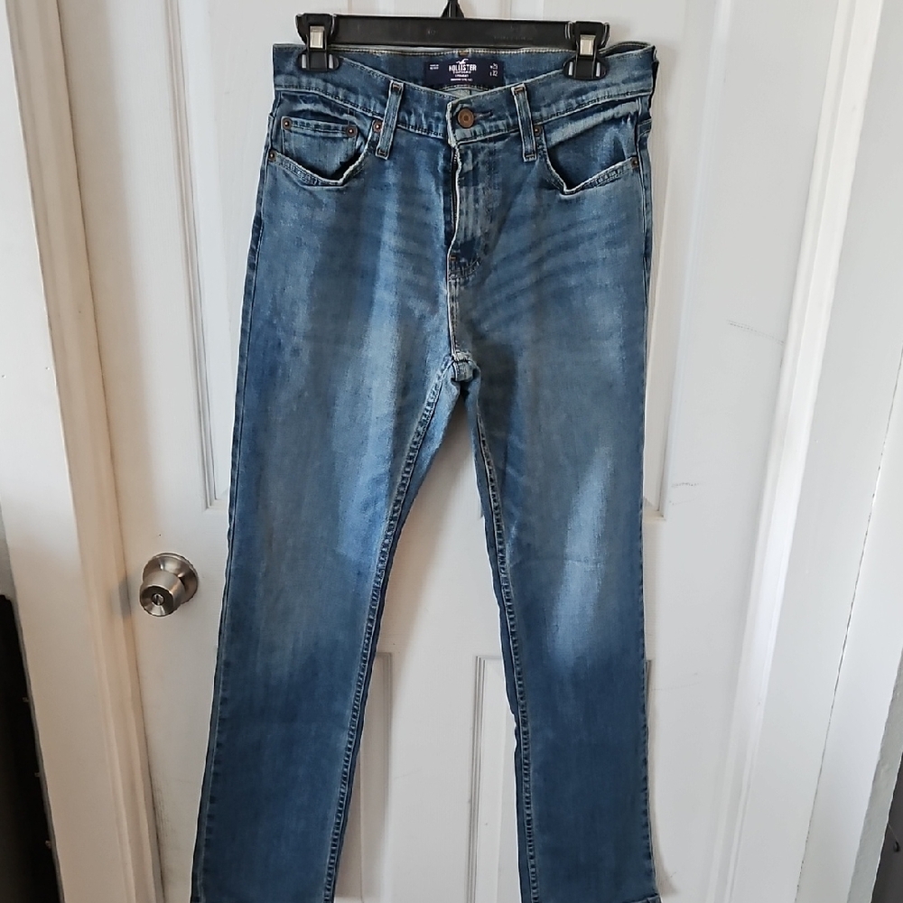 Hollister Blue Straight Jeans Classic Style